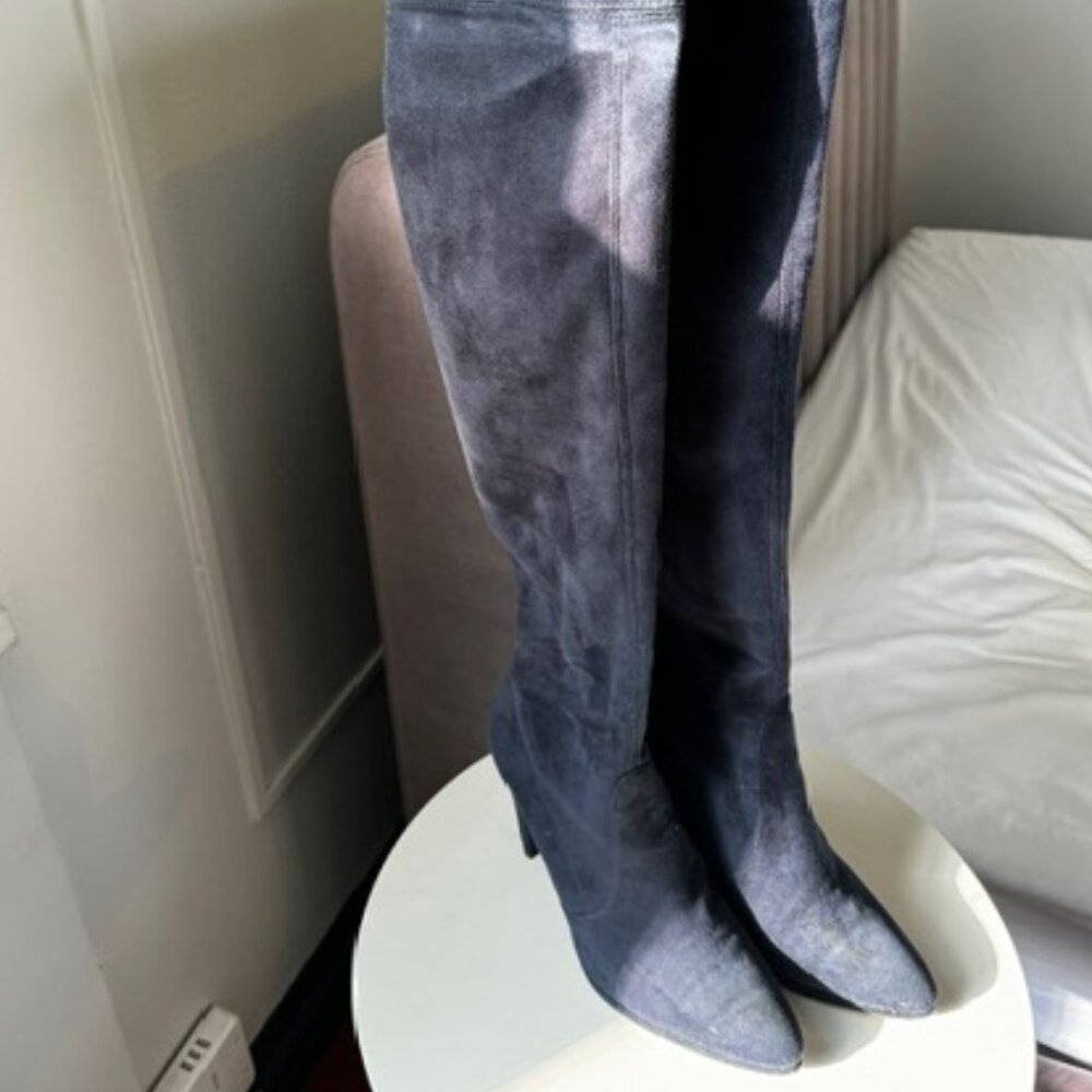 Stuart Weitzman, Vidaland 100 Boot Navy - image 2